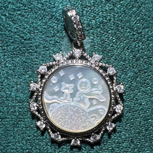Jewelry - Little Prince Mother of Pearl Pendant with CZ – No Chain
